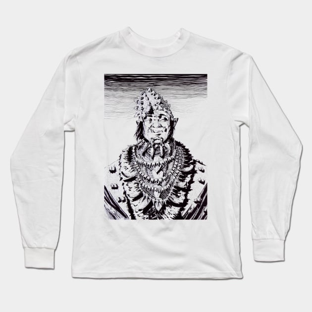 Orc Negotiator Long Sleeve T-Shirt by J.S. Lange